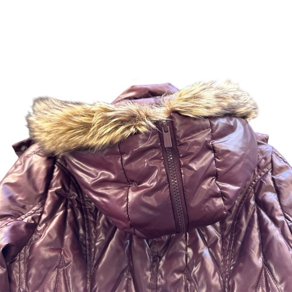 Bcbgmaxazria midi glossy jacket coat - Picture 11 of 11